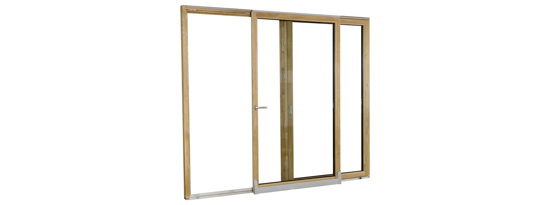 Паралельно-зсувна фурнітура зі зсувом